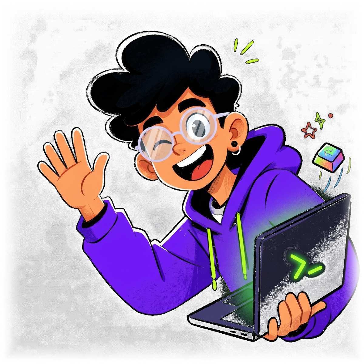 Minham - Software Engineer Mascot